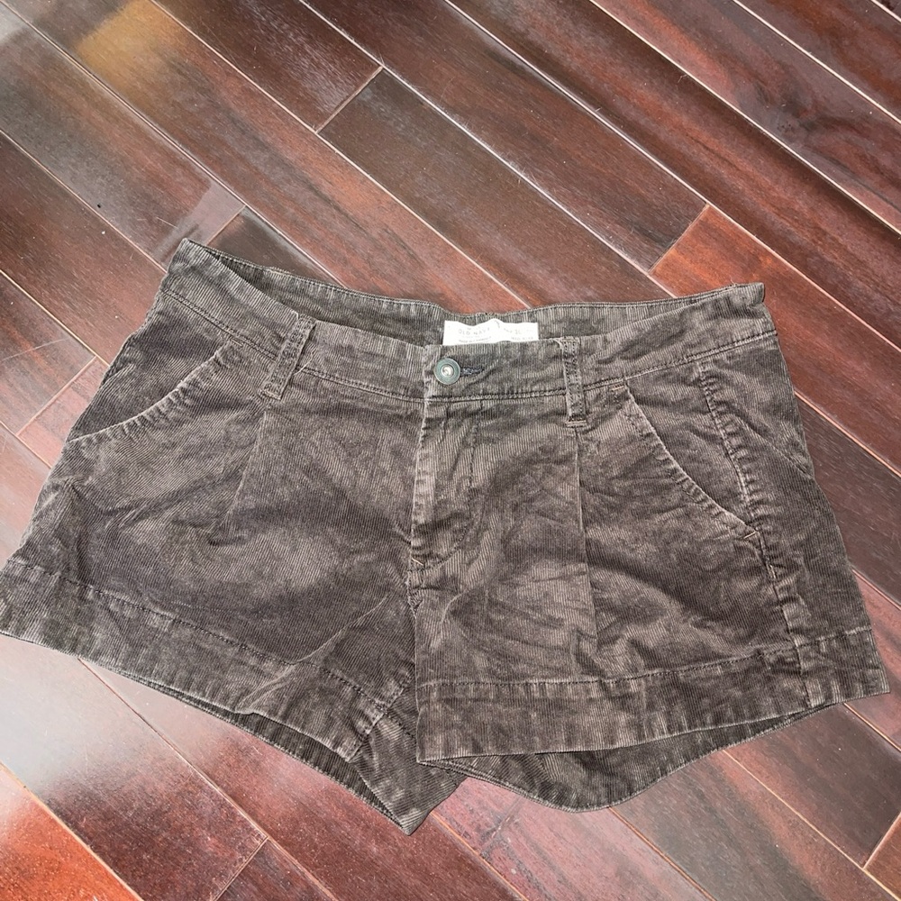 Old Navy chocolate Corduroy Shorts Size 10